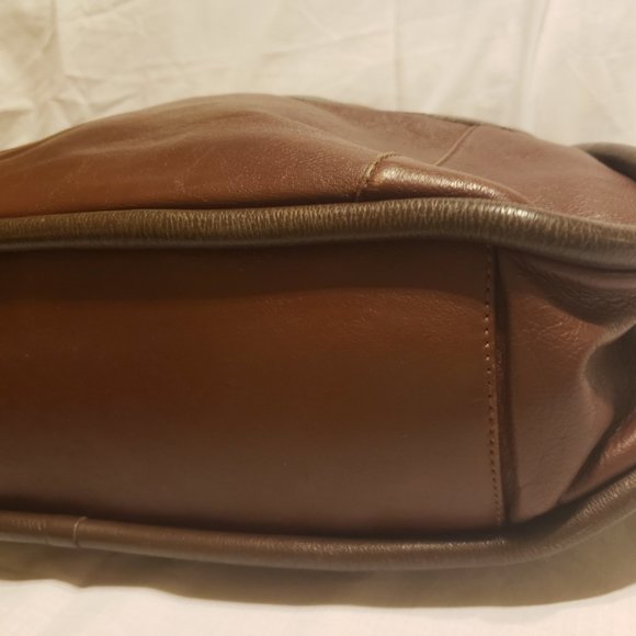 Carmen Steffens Brown Leather Hobo Shoulder Bag - Picture 4 of 15